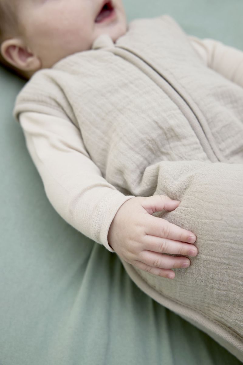 MUSLIINIST MAGAMISKOTT - GREIGE