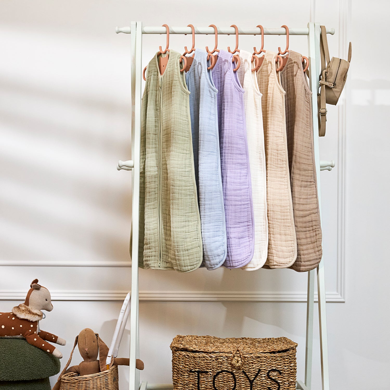 MUSLIINIST MAGAMISKOTT 0.5 TOG - WHITE