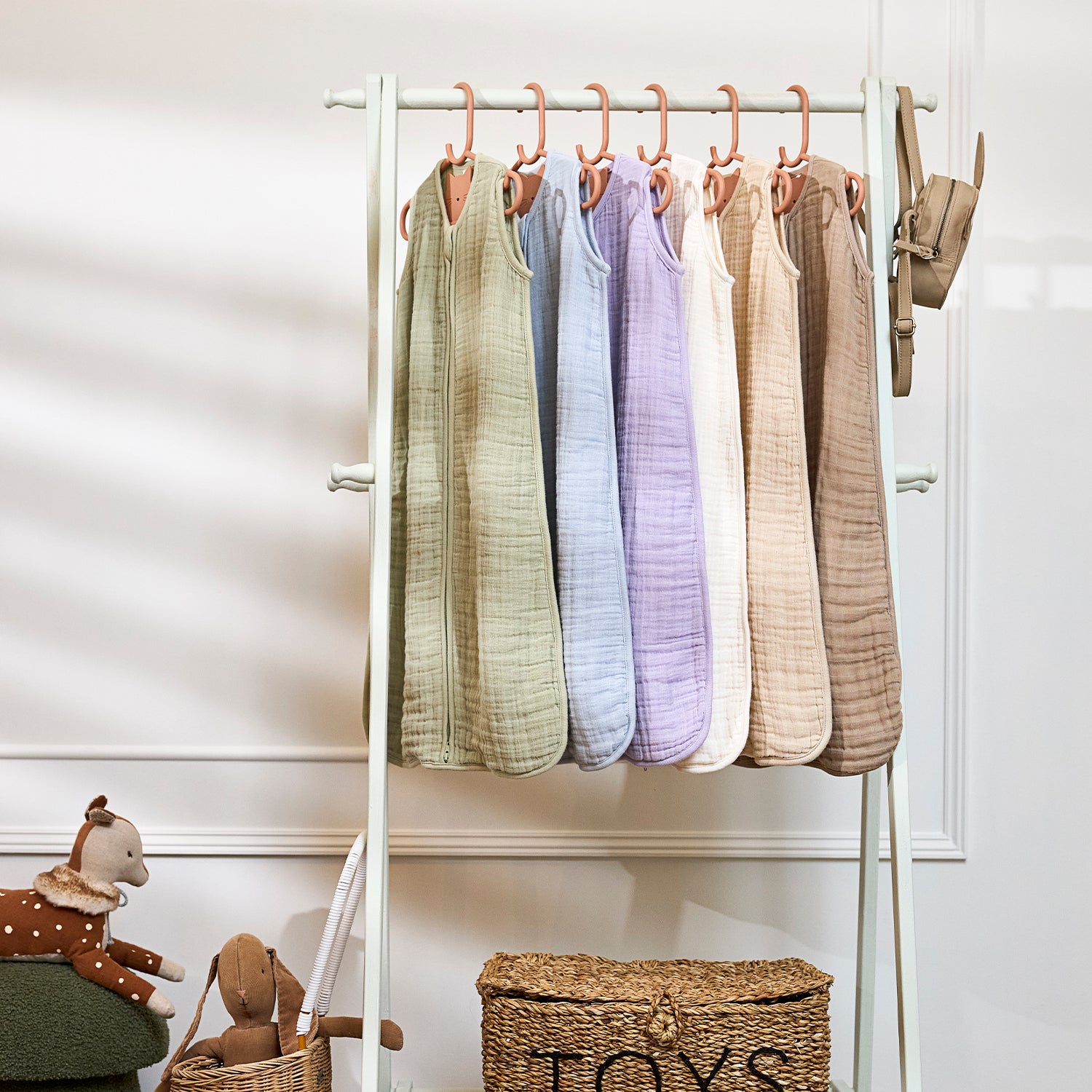 MUSLIINIST MAGAMISKOTT 0.5 TOG - SAND