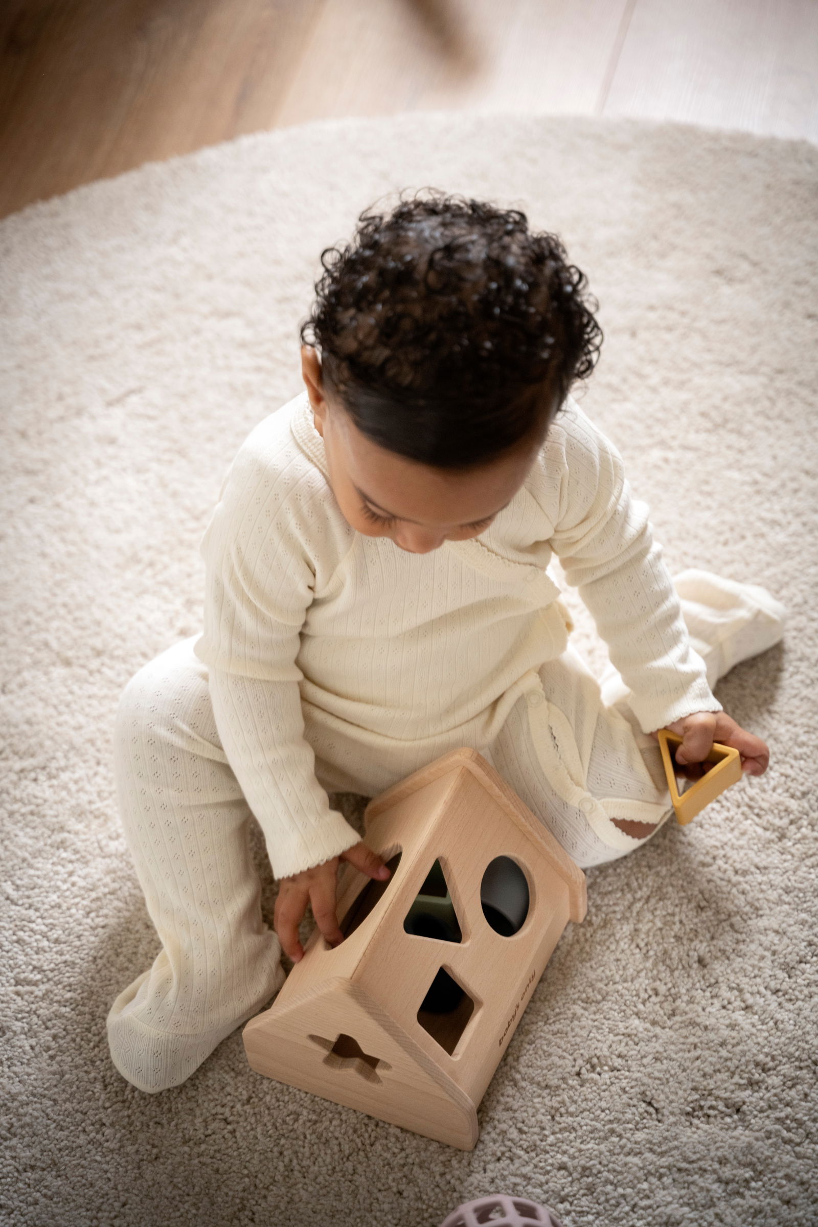 Playsuit with feet Dream Cream