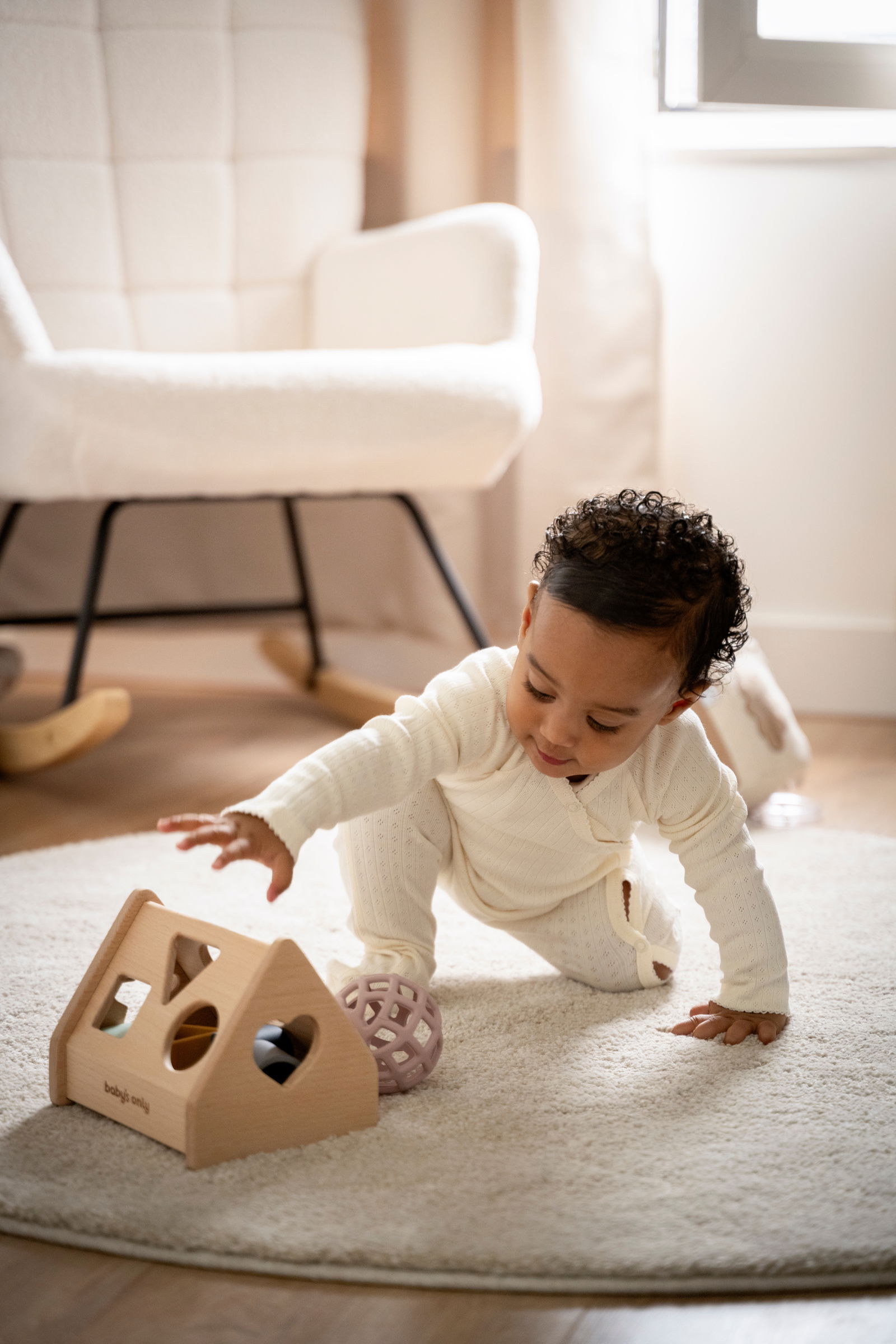 Playsuit with feet Dream Peach