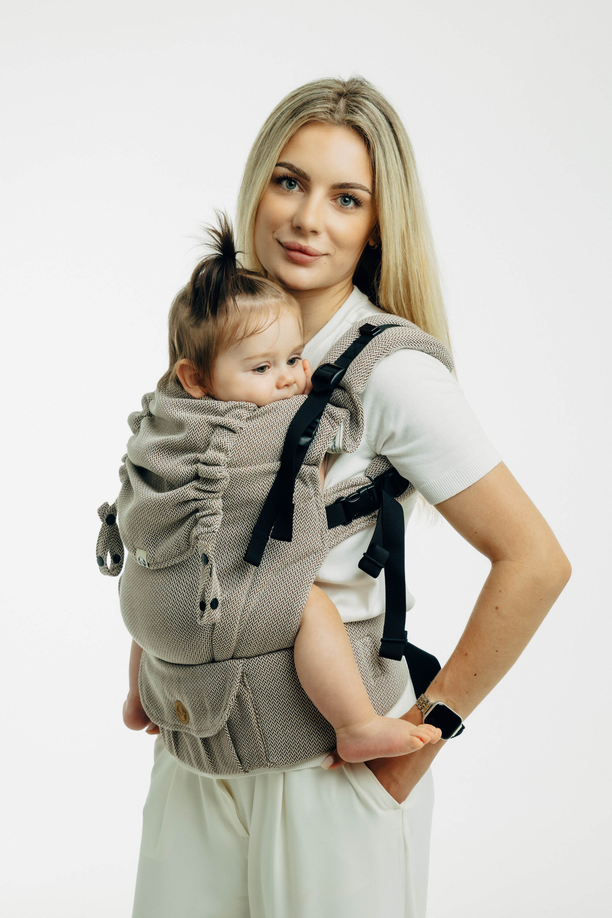 LennyUpGrade Pro kandekott LITTLE HERRINGBONE ALMOND