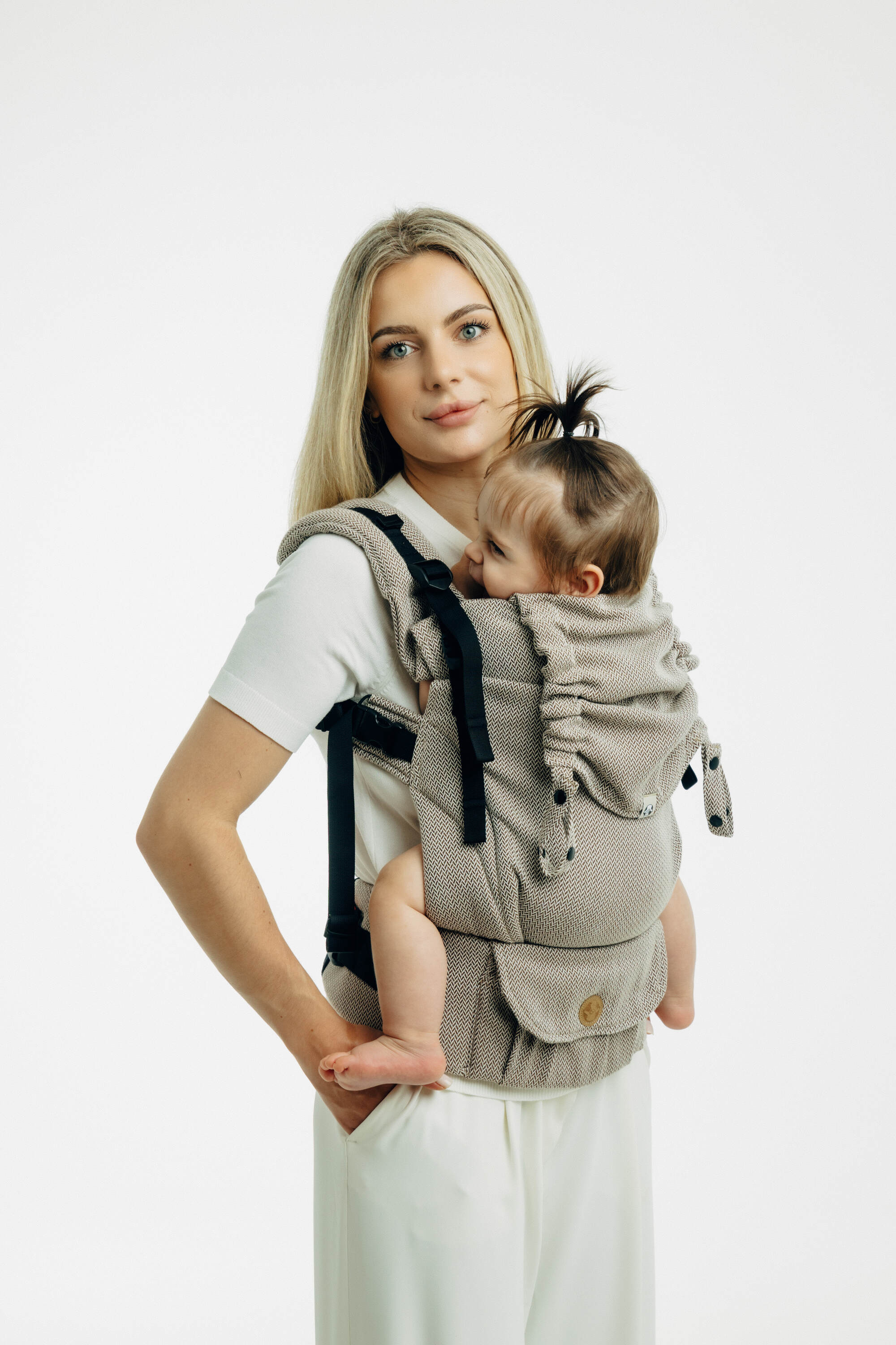 LennyUpGrade Pro kandekott LITTLE HERRINGBONE ALMOND