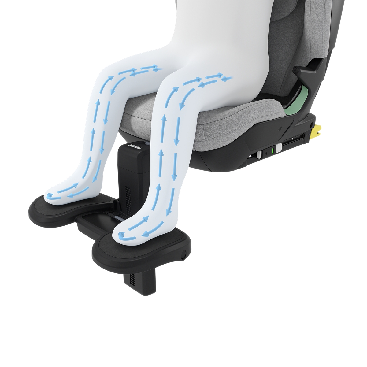 Thule Palm carseat + footrest