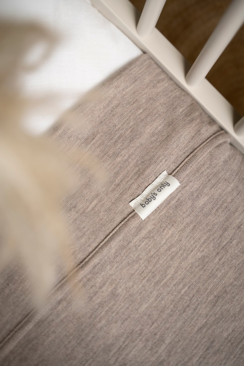Cot blanket Merino Fine Meadow sand