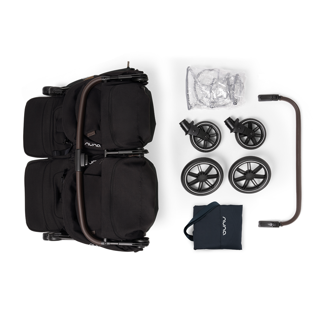 Nuna Trvl Dubl kahelapse jalutuskäru