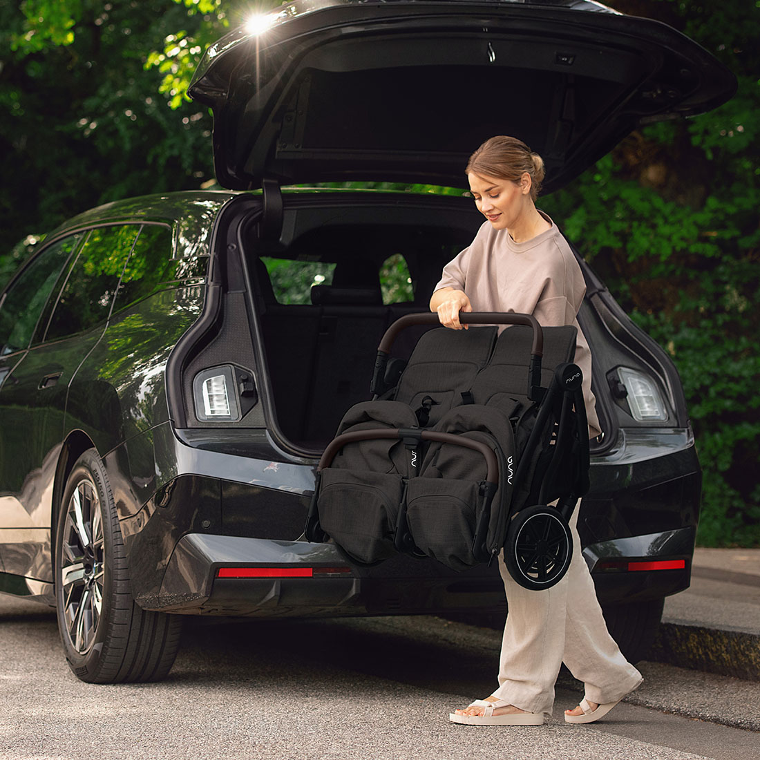 Nuna Trvl Dubl kahelapse jalutuskäru