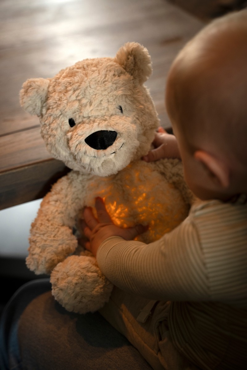 Bo the Teddy Bear with sleep trainer