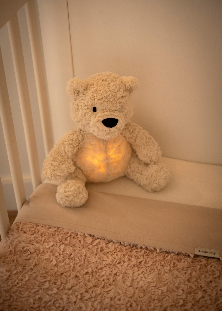 Bo the Teddy Bear with sleep trainer