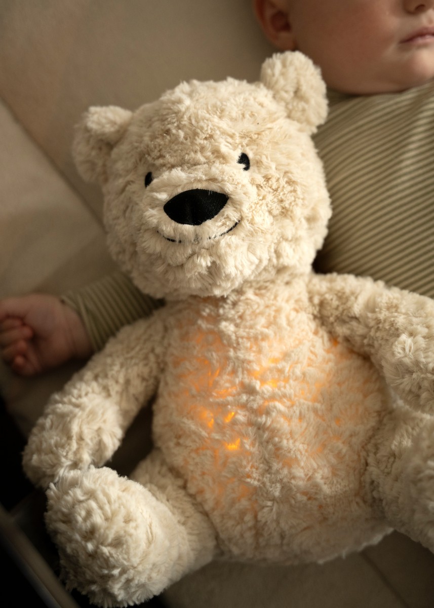Bo the Teddy Bear with sleep trainer