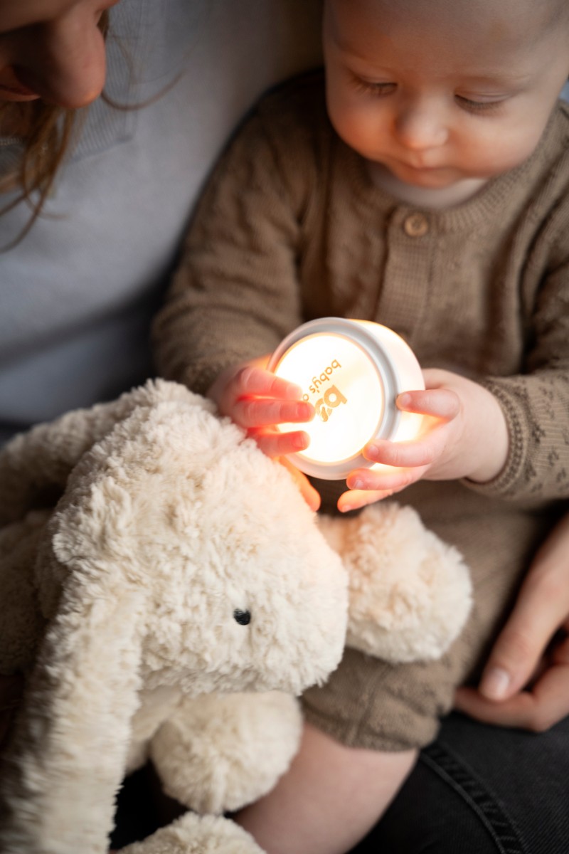 Bibi the Cuddle Bunny with sleep trainer