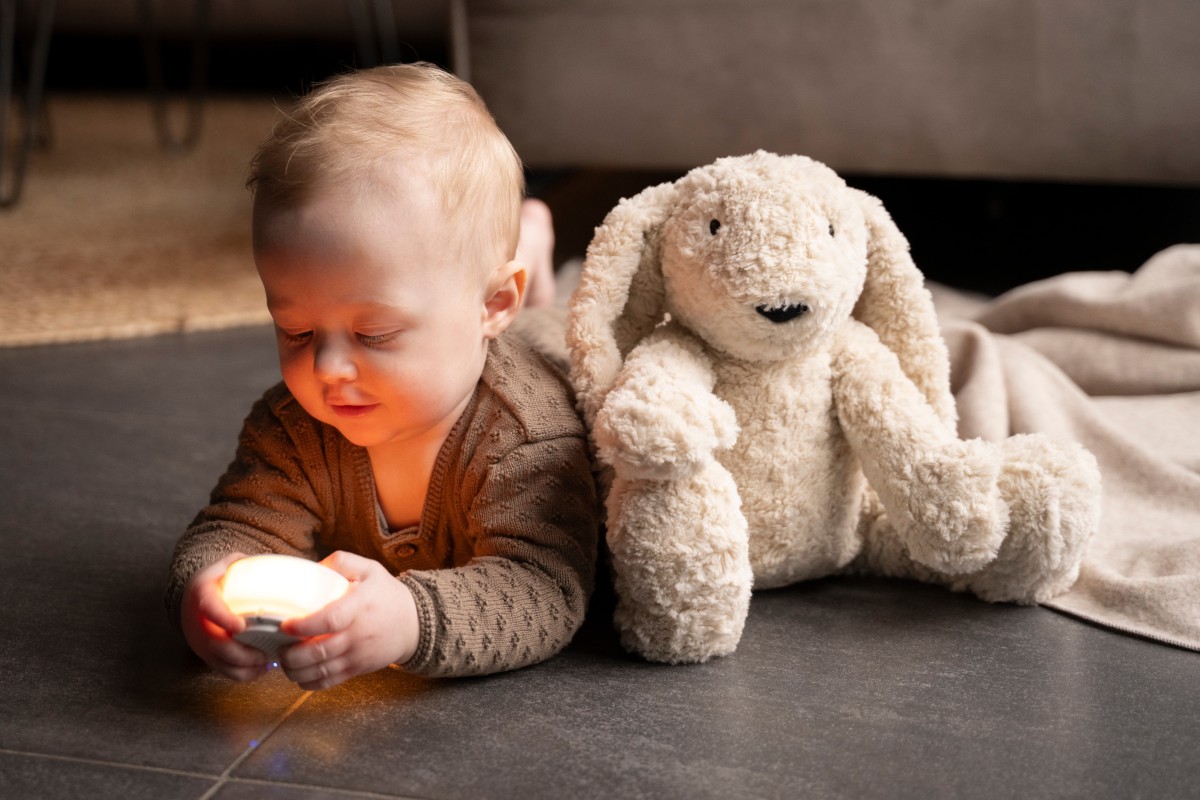 Bibi the Cuddle Bunny with sleep trainer