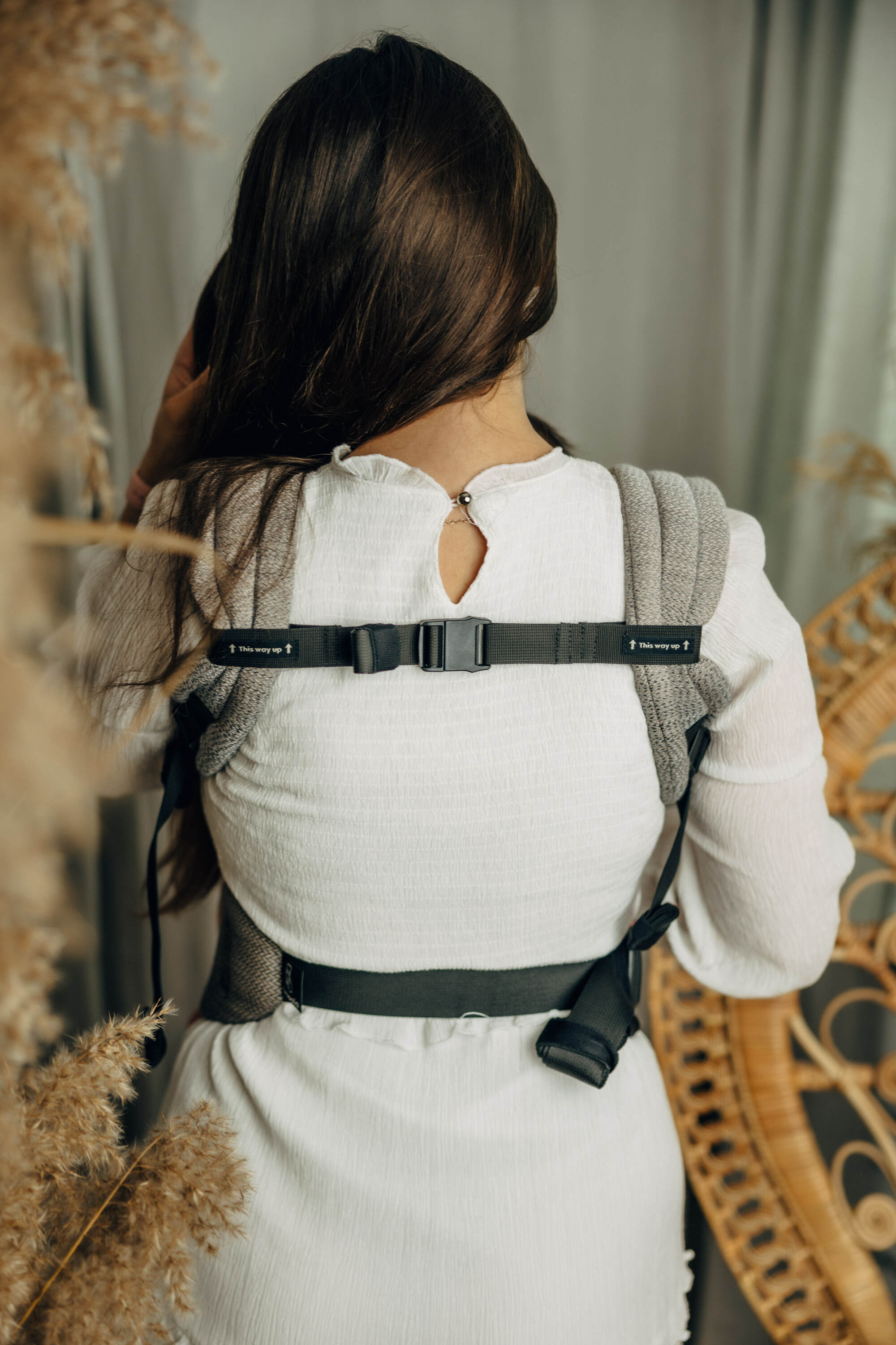 LennyLight Carrier - LITTLE HERRINGBONE OMBRE RAGTIME