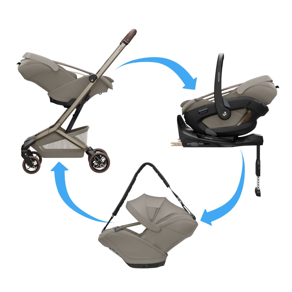 Maxi-Cosi Coral Slide Pro kanderihm