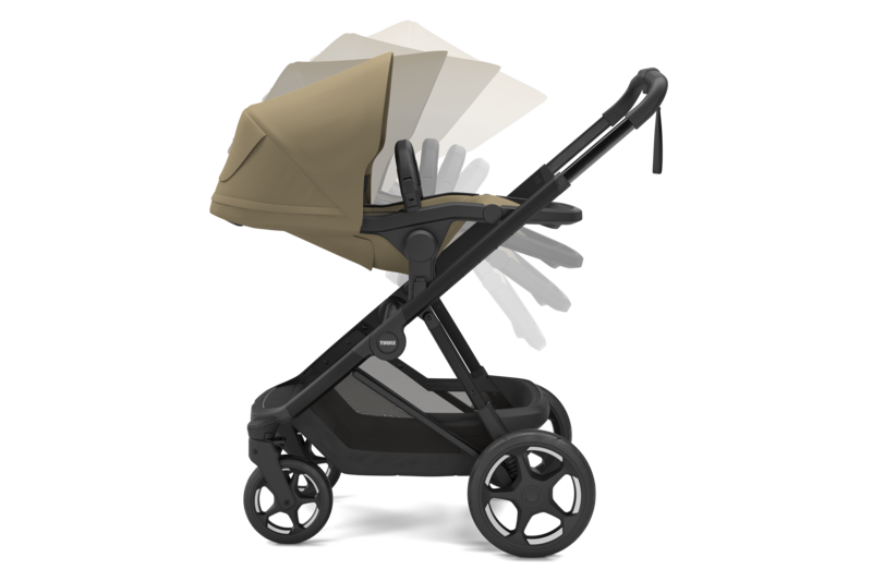 Thule Charm vankrikomplekt + Thule Maple turvahäll + Thule Alfi isofix