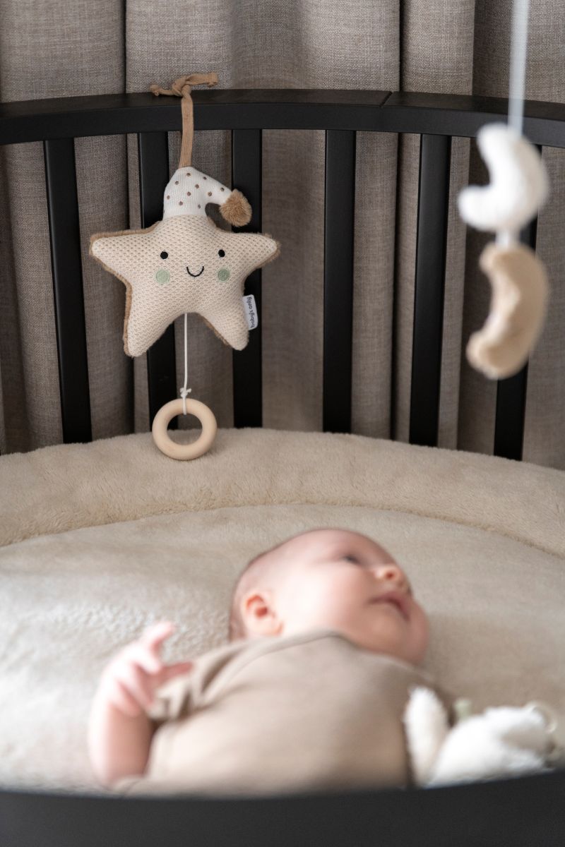 Music box star Heaven clay/warm linen