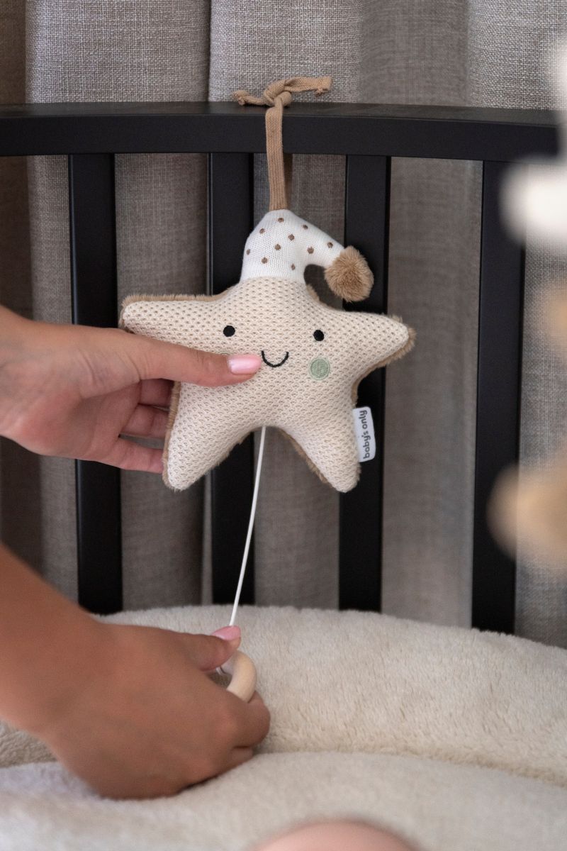 Music box star Heaven clay/warm linen