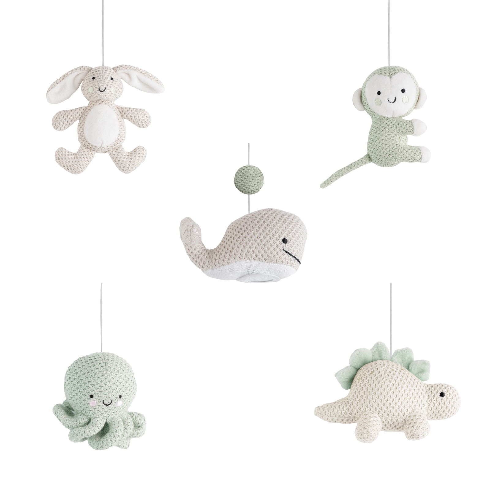 Voodikarussell Loomad (roheline)