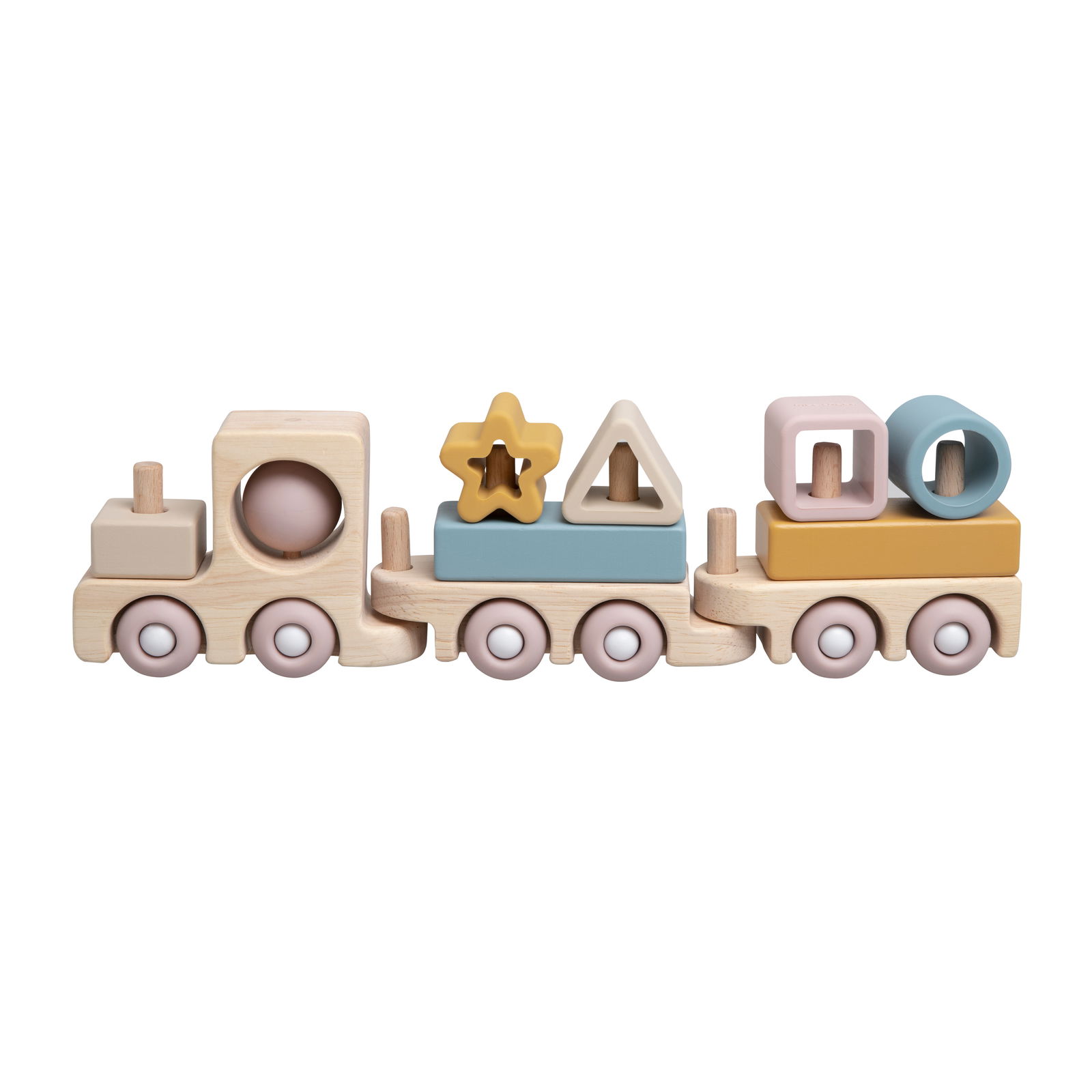 Wooden train set opal