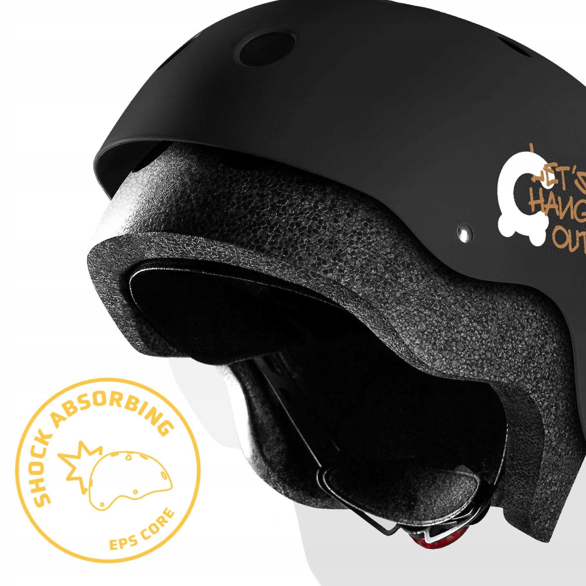 Cariboo kiiver lastele XS/S, Must 3.0