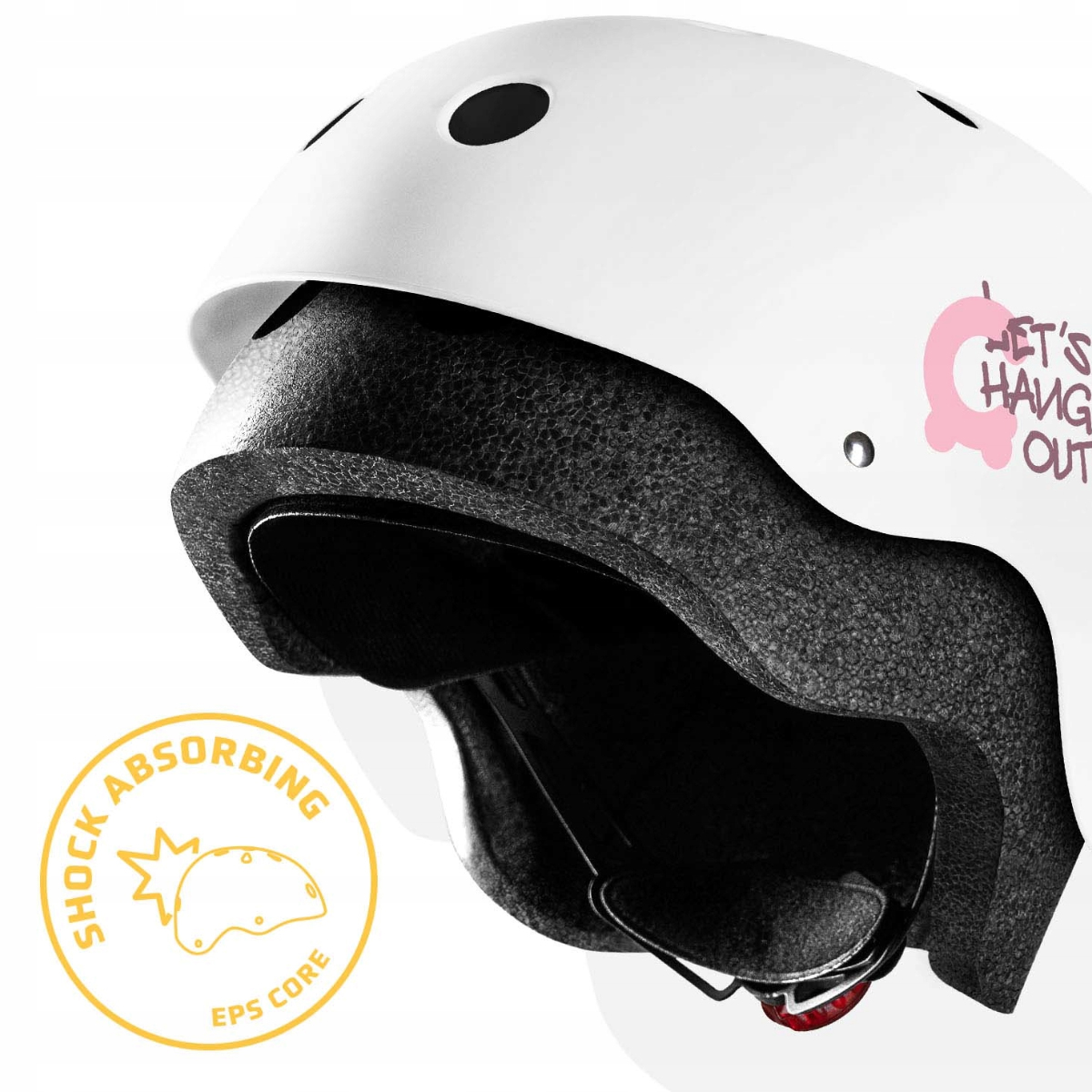 Cariboo kiiver lastele XS/S, Valge 3.0