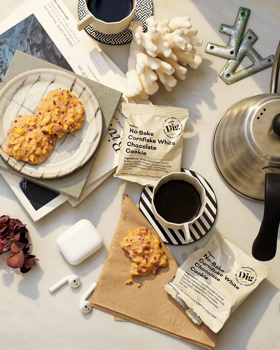 DIG No-Bake Cornflake White Chocolate Cookie 30g