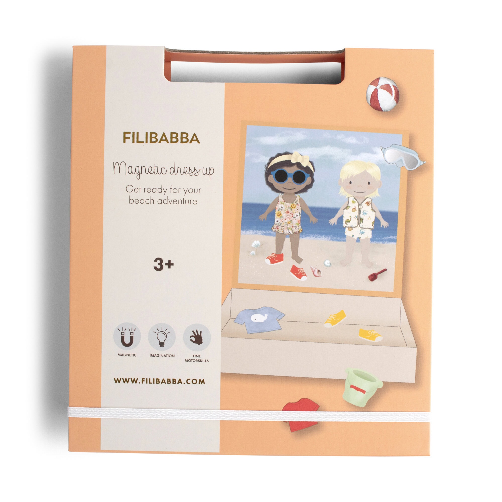 Magnetmäng Dress up - A day at the beach