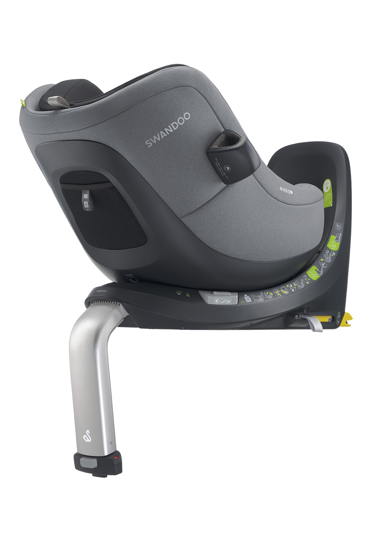 Swandoo MARIE 5 360° pöörlev i-Size turvatool Sesame Grey