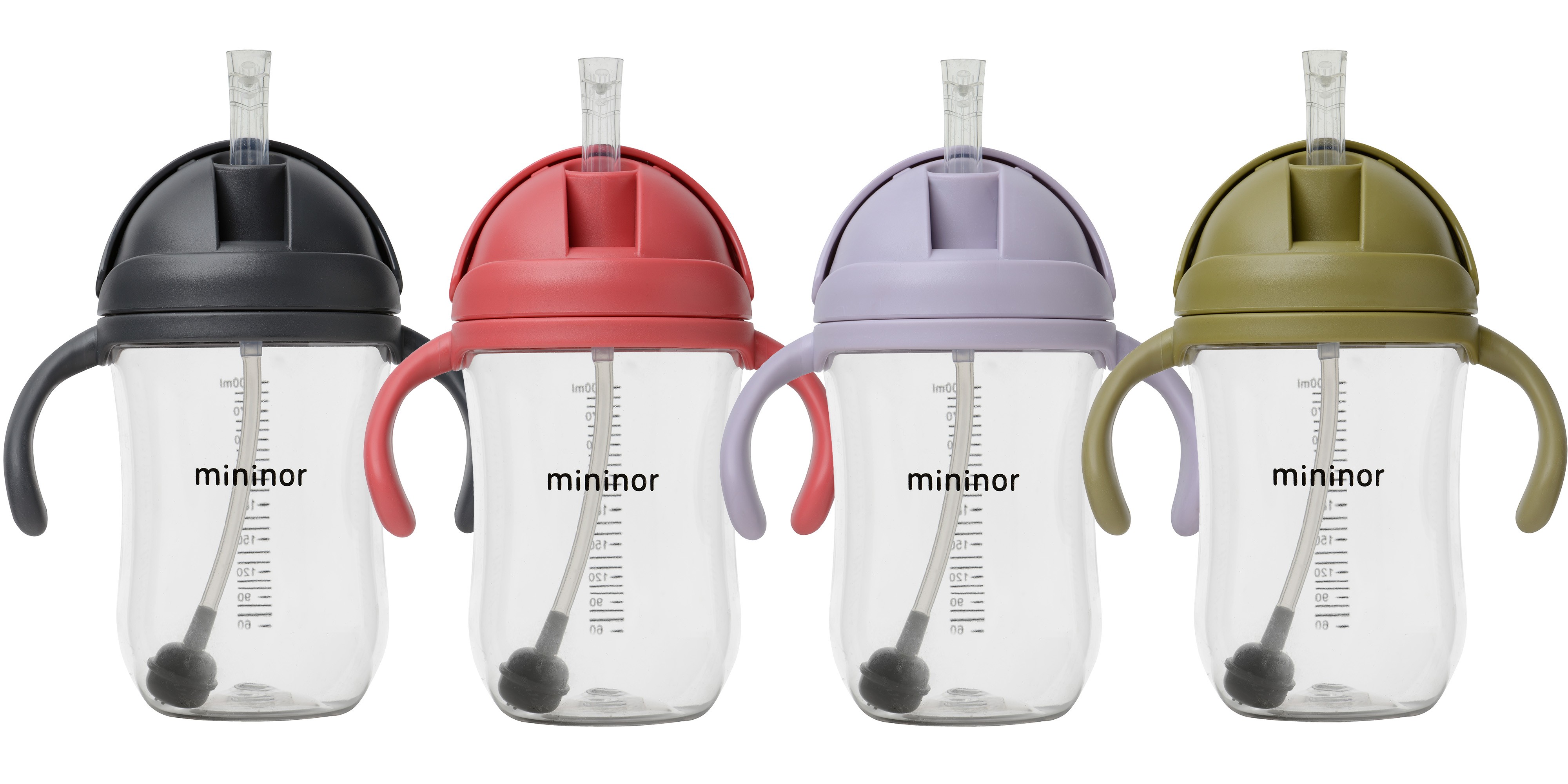 Mininor Straw Bottle 330ml