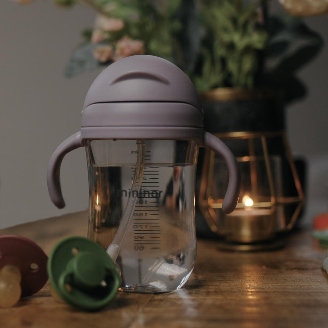 Mininor Straw Bottle 330ml
