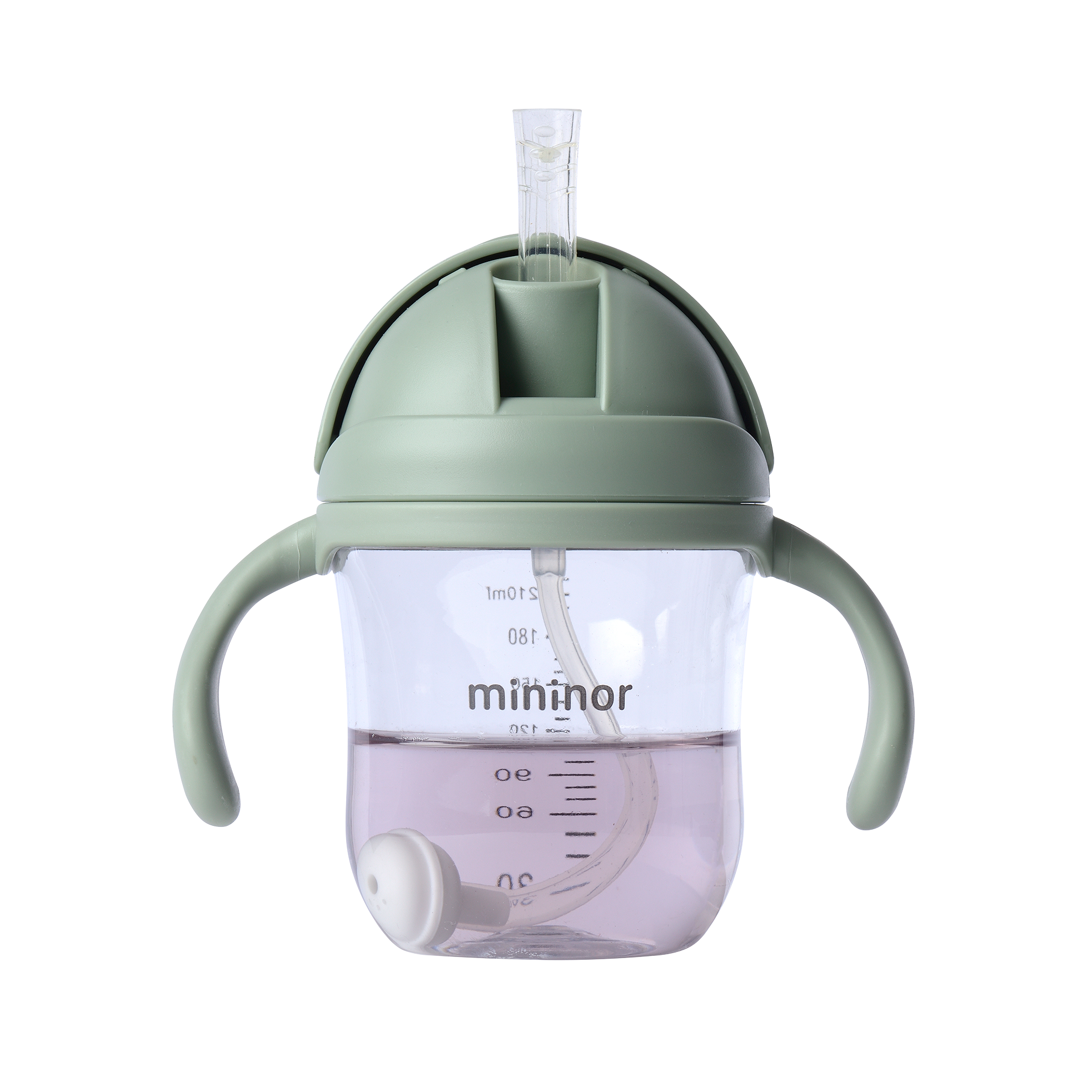 Mininor Straw Bottle 220ml