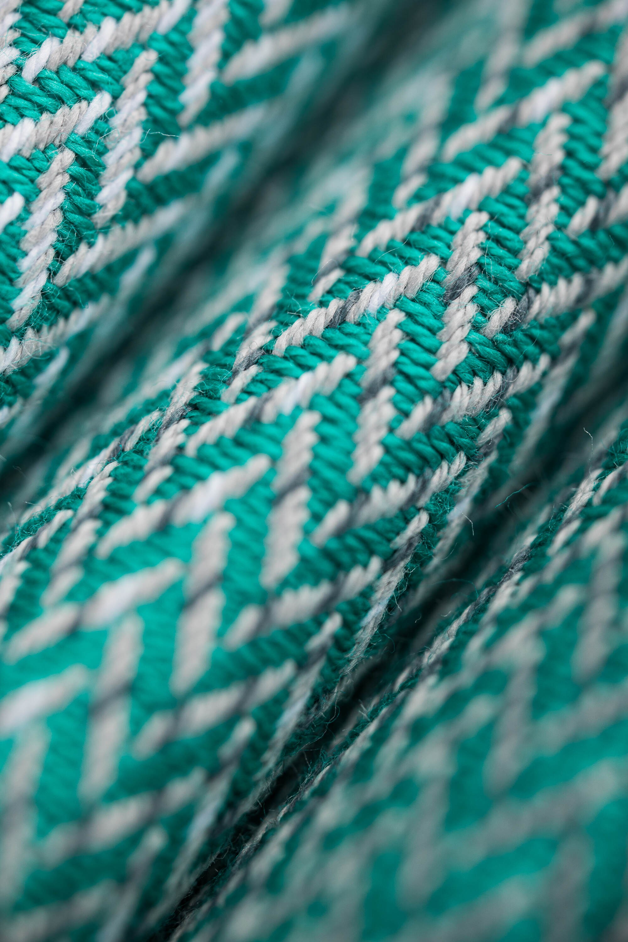 LennyLight kandekott, LITTLE HERRINGBONE OMBRE GREEN