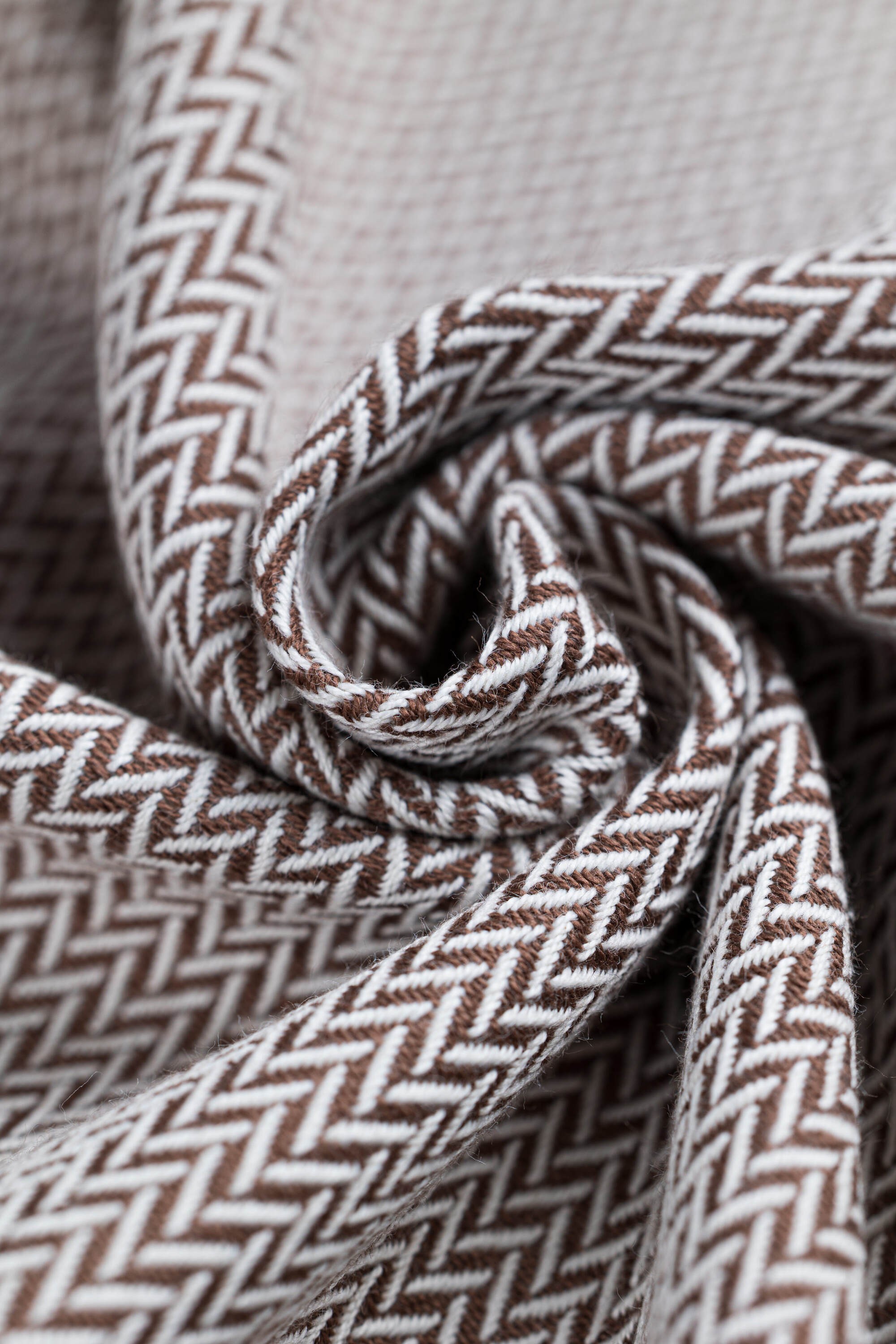 LennyLight kandekott, LITTLE HERRINGBONE ALMOND
