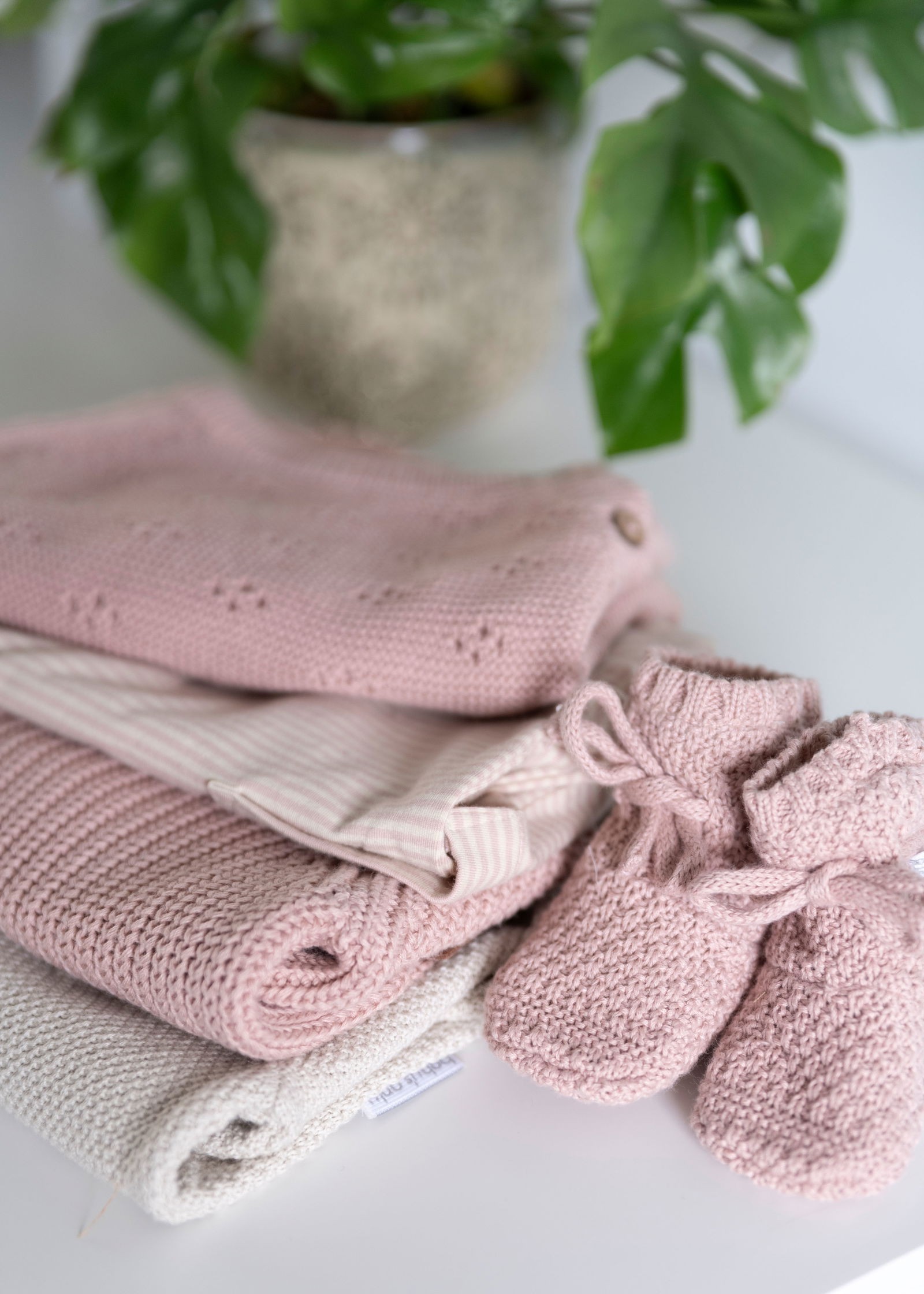 Booties teddy Willow Old Pink