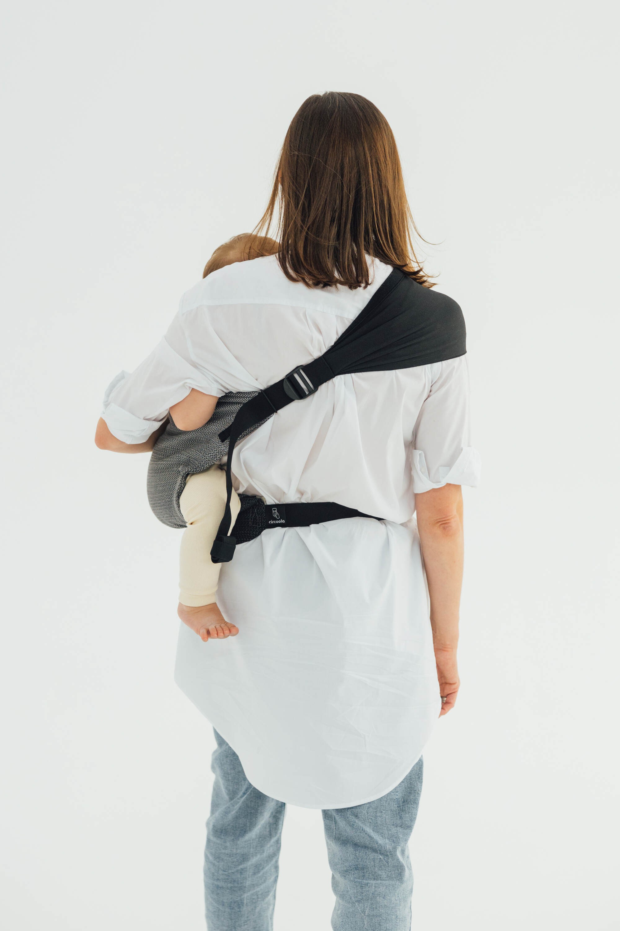 LennyHip kandekott, LITTLE HERRINGBONE OMBRE GREY