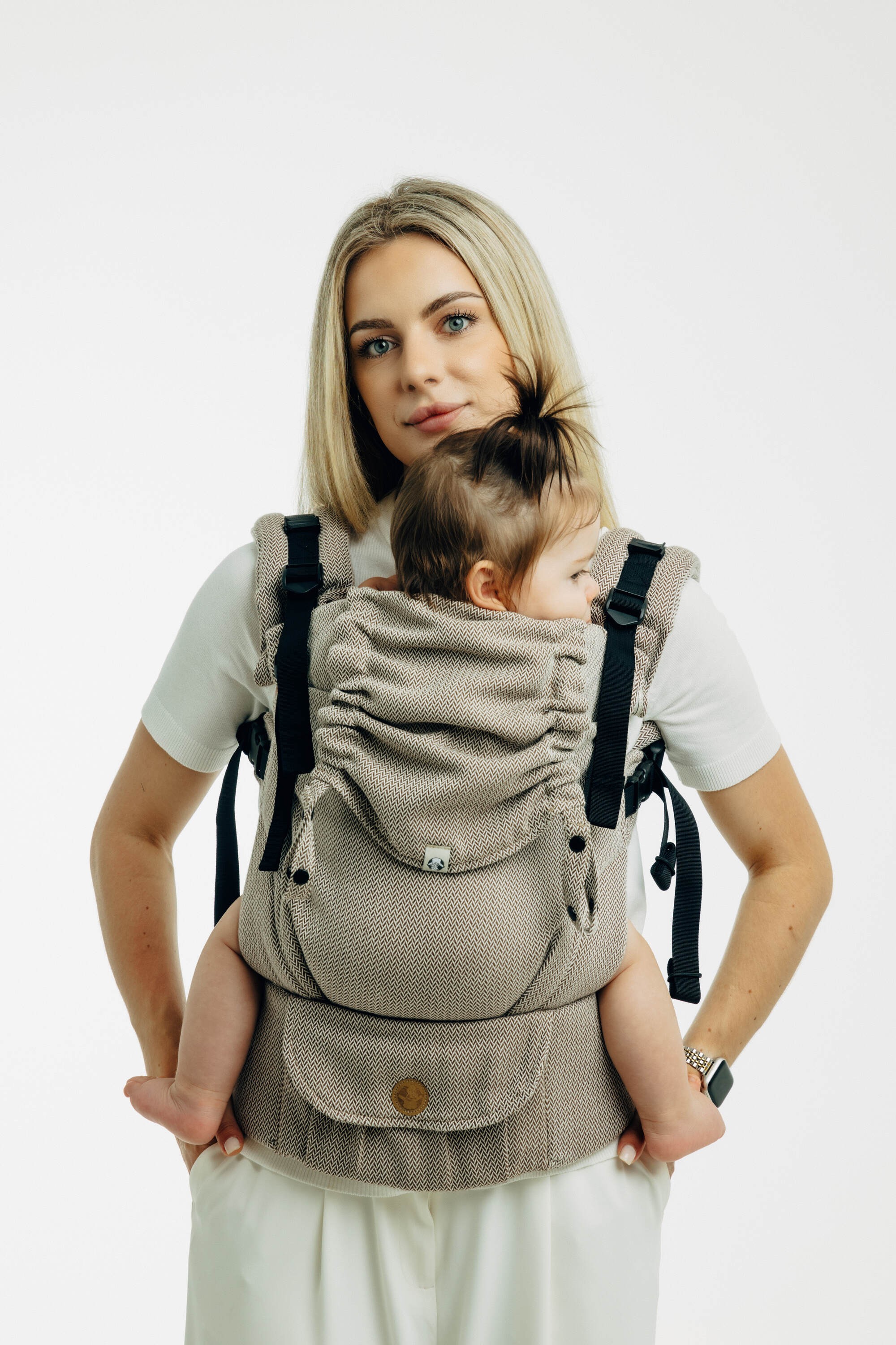 LennyUpGrade Pro kandekott LITTLE HERRINGBONE ALMOND