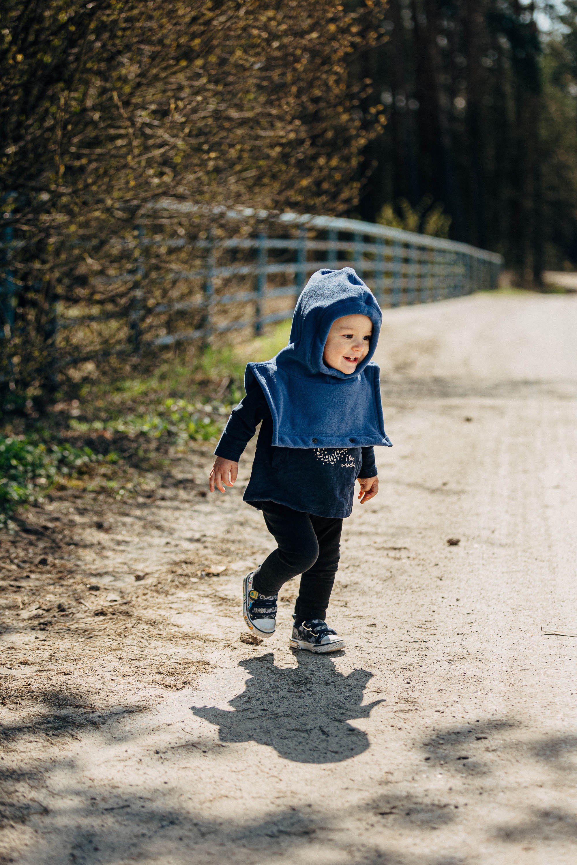 Turtleneck for two (fleece), Blue