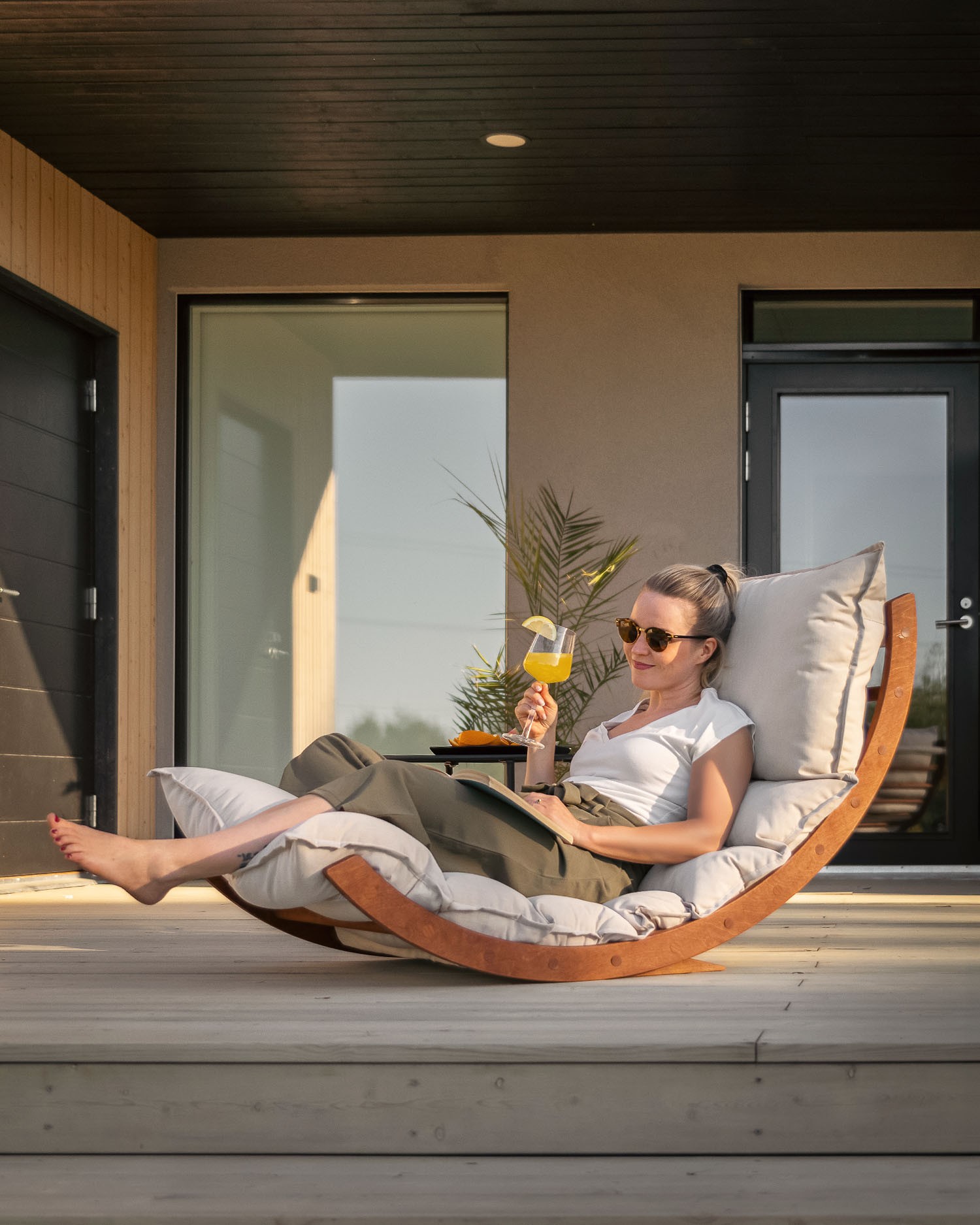 FitWood LAAKSO rocking lounger outdoor
