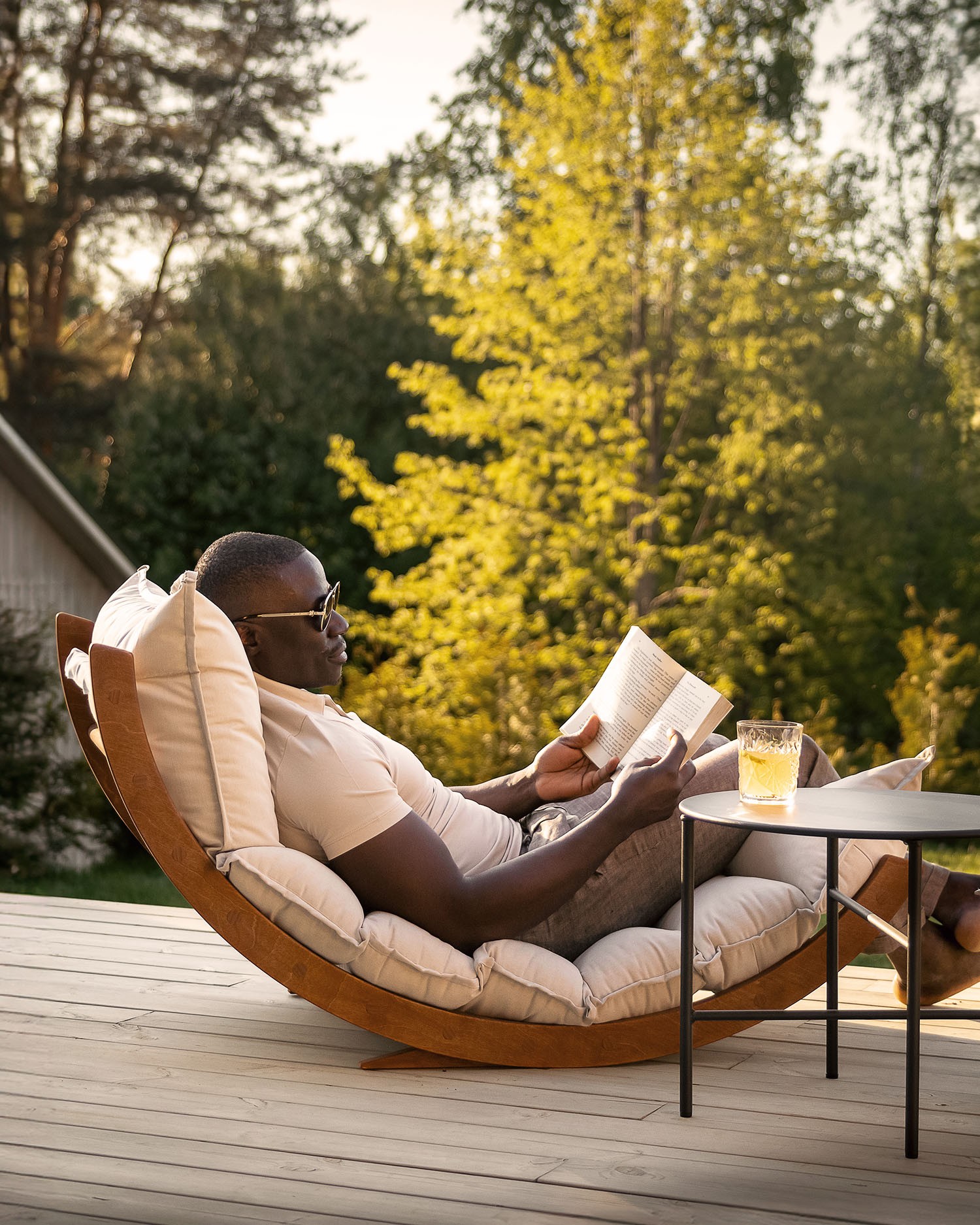 FitWood LAAKSO rocking lounger outdoor