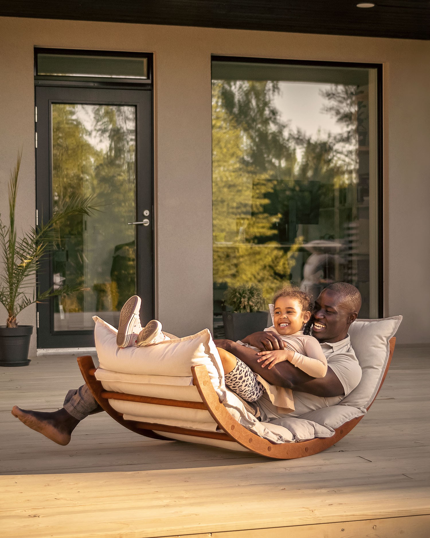 FitWood LAAKSO rocking lounger outdoor