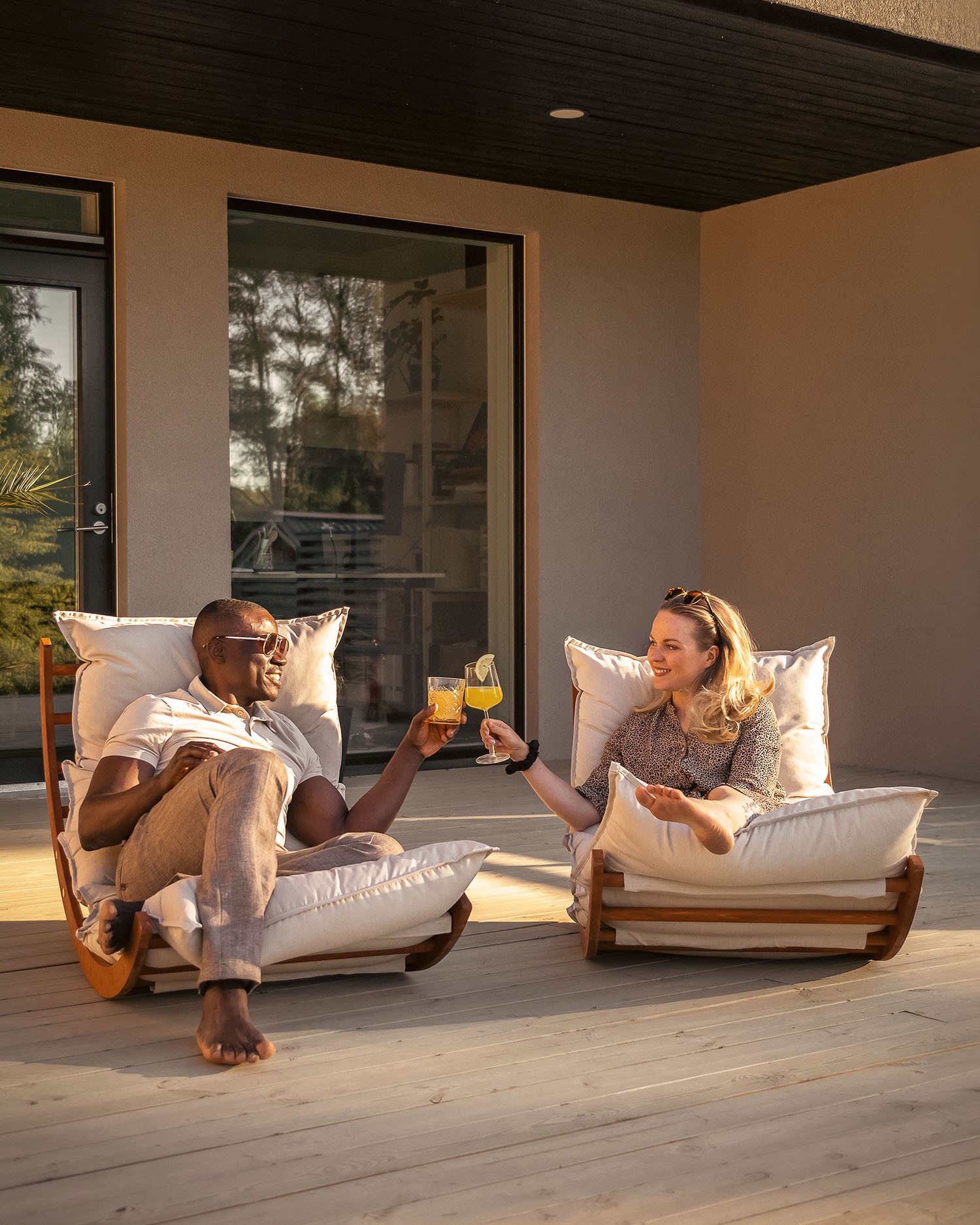 FitWood LAAKSO rocking lounger outdoor