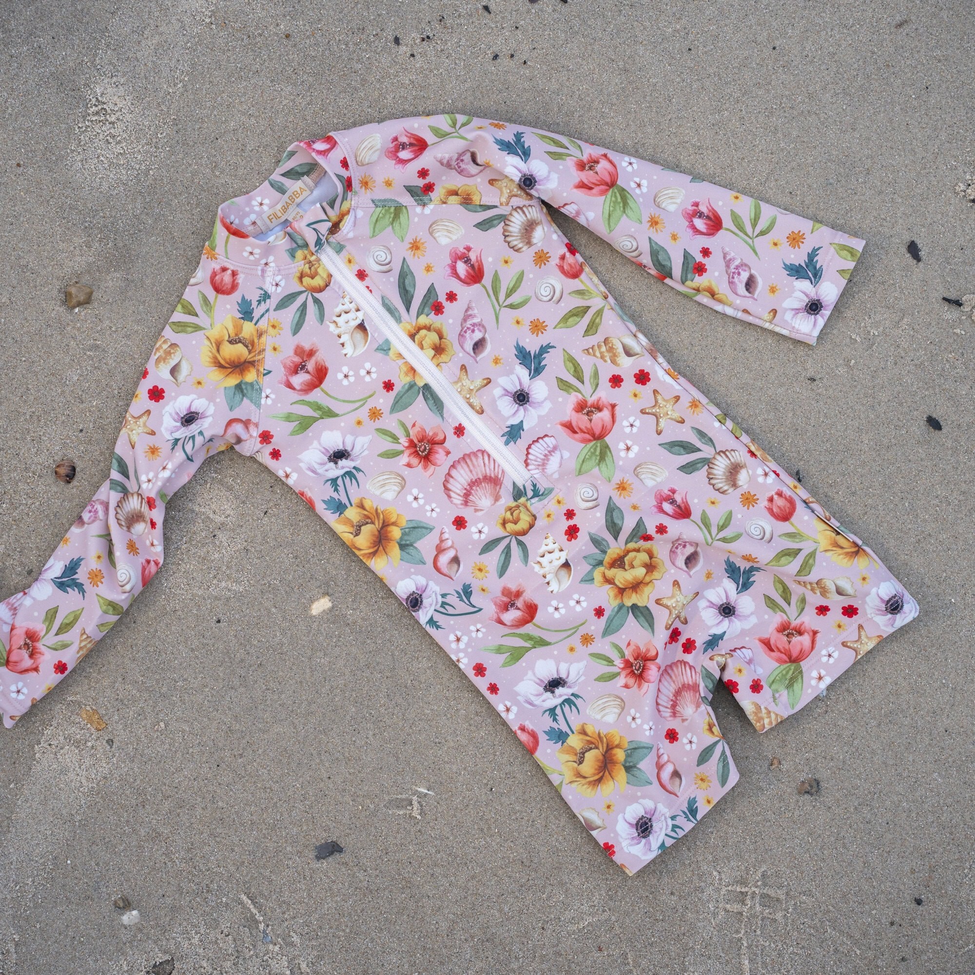 Villads – UV suit LS – Ocean Blossom