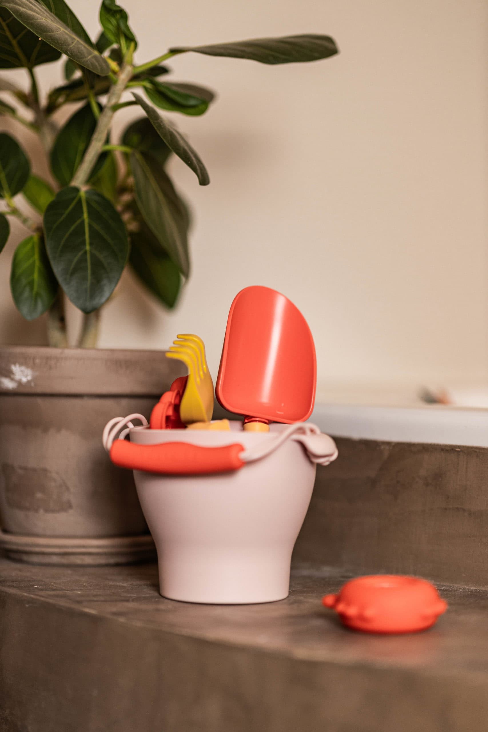 Silicone beach set - Peach Mix