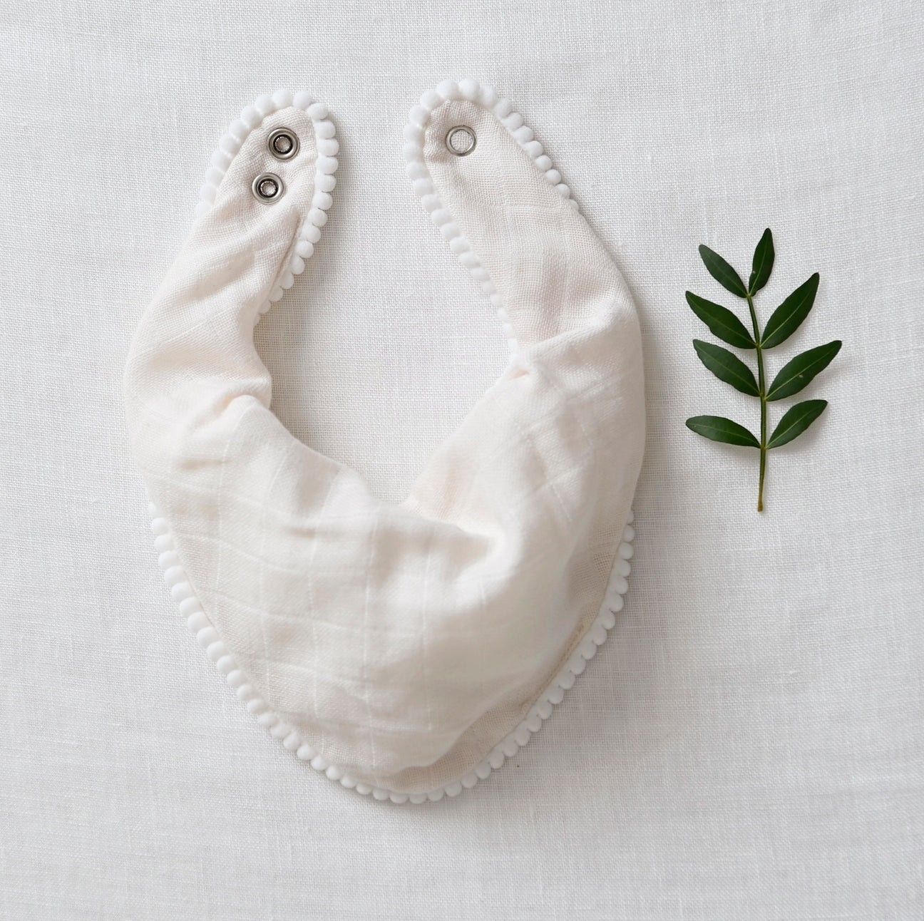 Jack o Juno Pom Pom Textile Bib