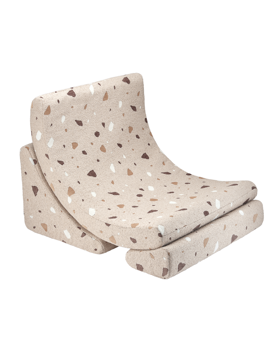 Laste lamamistool Moon Terrazzo (värvivalik)