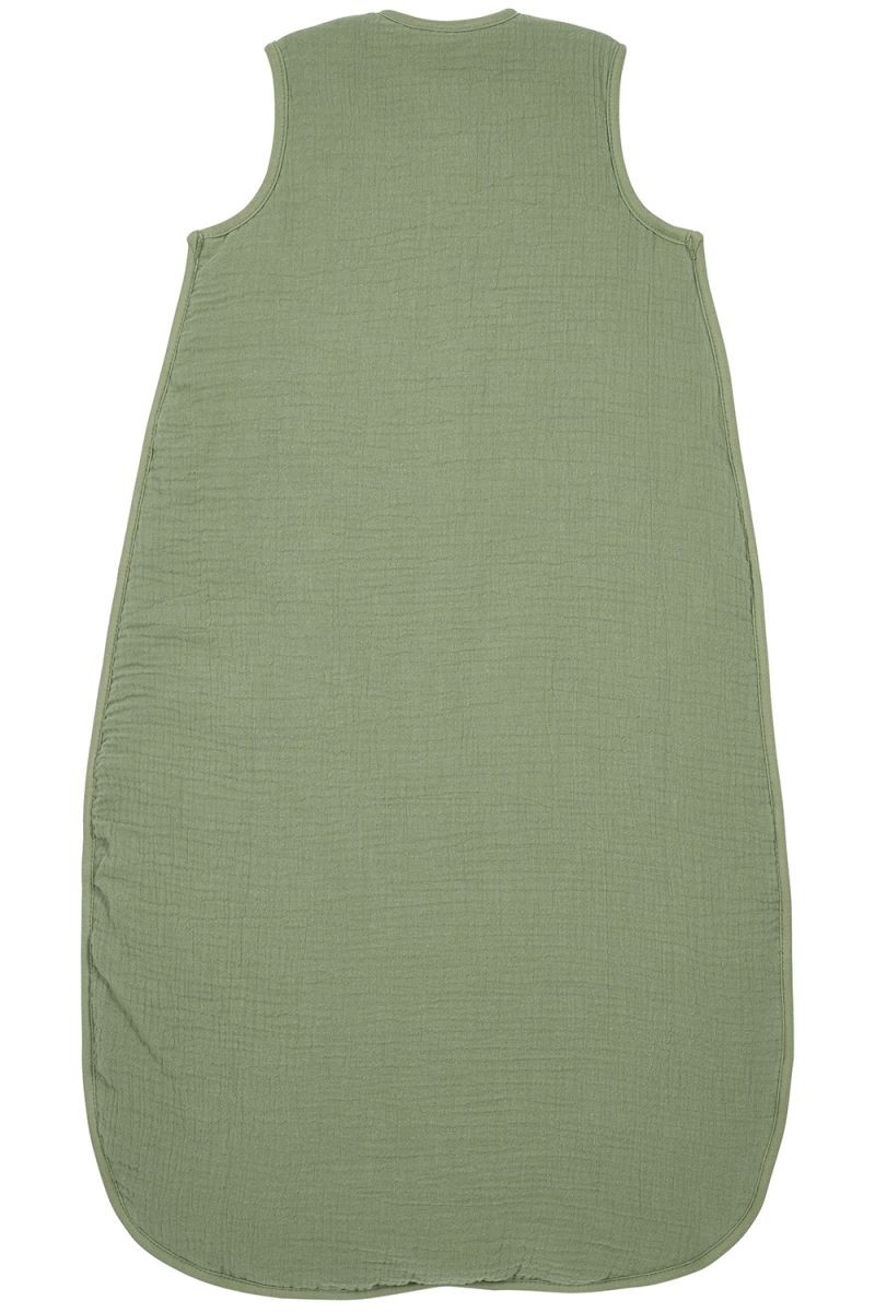 SLEEPINGBAG LINED PRE-WASHED MUSLIN UNI - OLIVE GREEN