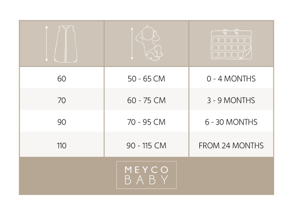SLEEPINGBAG LINED PRE-WASHED MUSLIN UNI - GREIGE