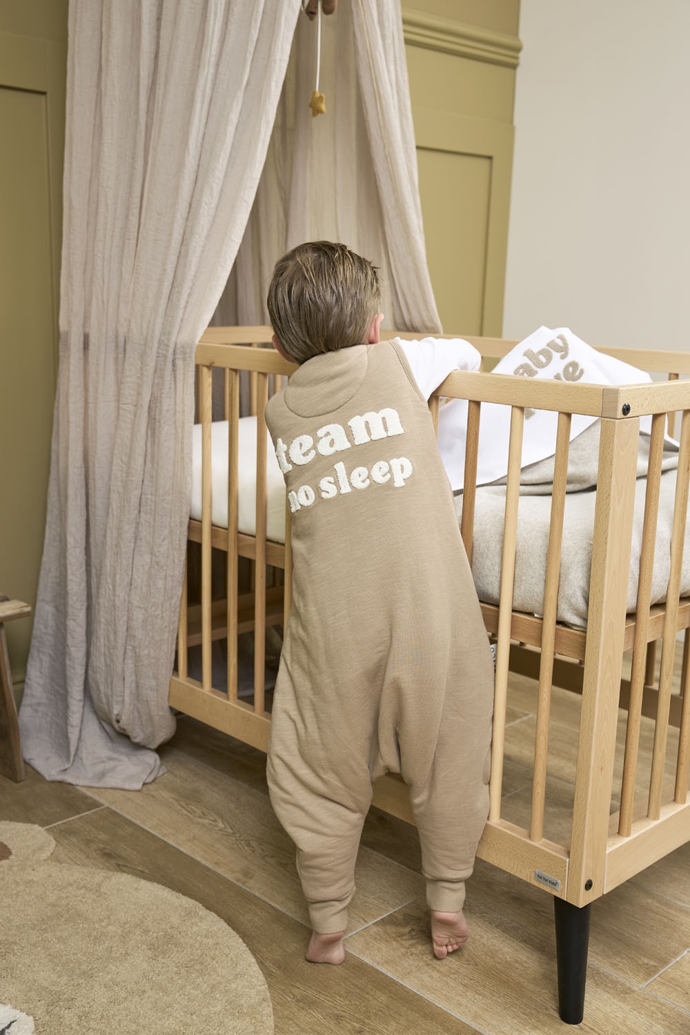 BABY WINTER SLEEP OVERALL JUMPER SLUB/TEAM NO SLEEP