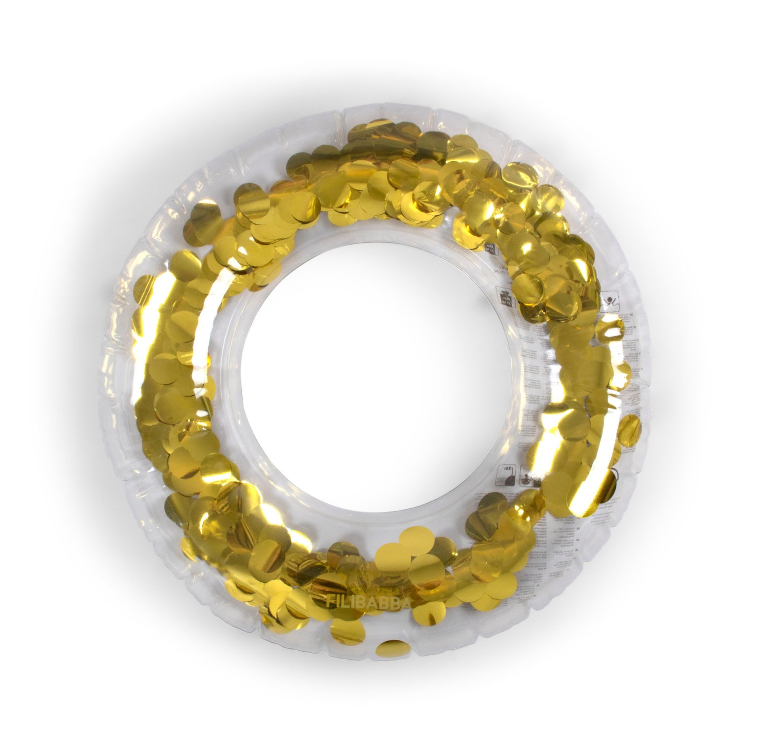 Swim Ring Alfie - Gold Confetti