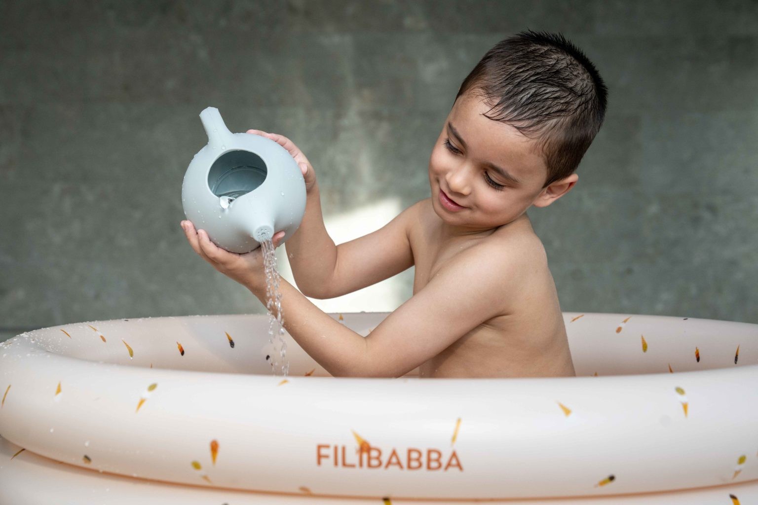Silicone watering can - Pearl Blue